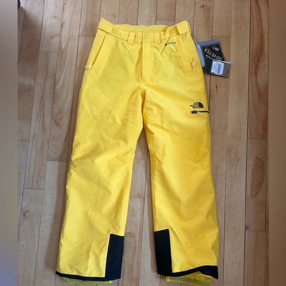 NWT Boys NorthFace Yellow Ski Pants